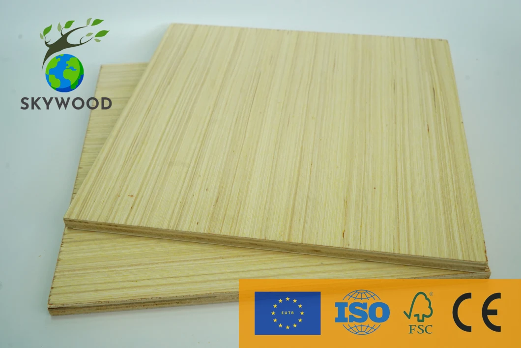 China Factory Wholesale Plywood Prices Timber Carbp2/FSC/CE 16/18mm E1 Glue/Laminated Furniture Commercial Plywood with Poplar Core/Okoume/Pine/Birch Face/Back