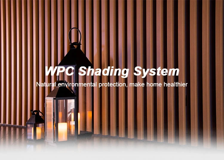 Customized Indoor Wood Plastic Composite Decoration Waterproof WPC Shading