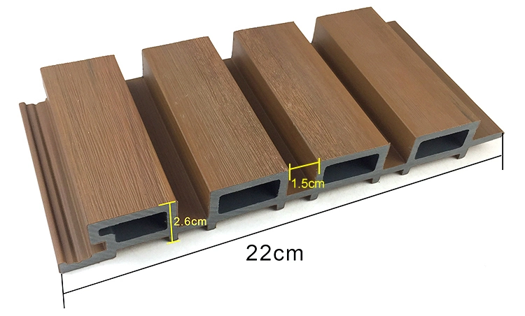 Factory Price Outdoor Co-Extrusion Panel Wall Waterproof Wall Cladding Wood Plastic Composite 3D Wood Wall Panels WPC