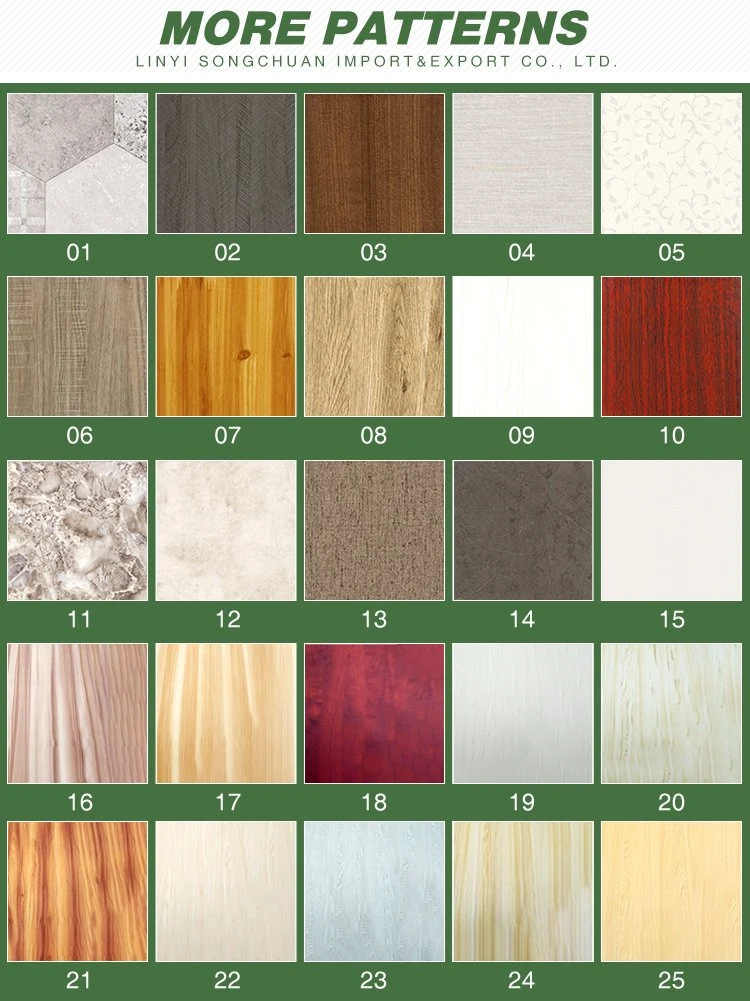Furniture Poplar 3mm 18mm Thickness Commercial Melamine Laminated Plywood