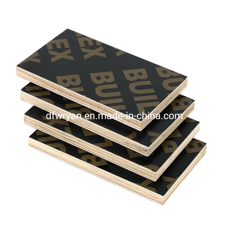 12mm-18mm Wholesale Construction Black Film Faced Plywood/Marine Plywood/Shuttering Plywood Board with Poplar/Birch/Eucalyptus/Hardwood Veneer