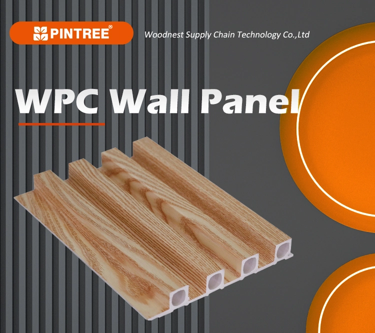 Environmental-Friendly PVC WPC Wall Panel Indoor for Decoration