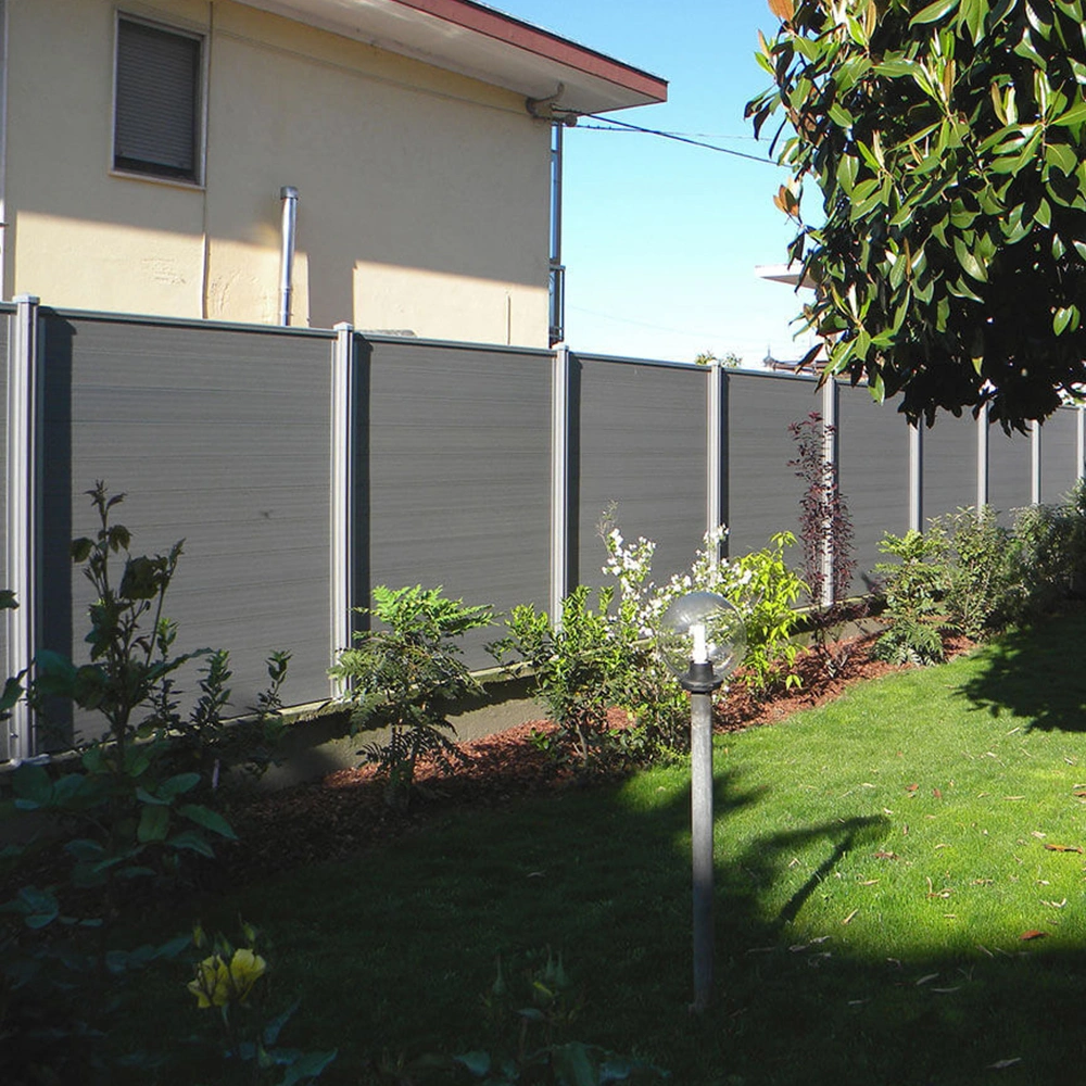 Cheap Price Wood Plastic Composite Fence Panels Easy Assembled Decorative Garden Fencing Outdoor WPC Fence