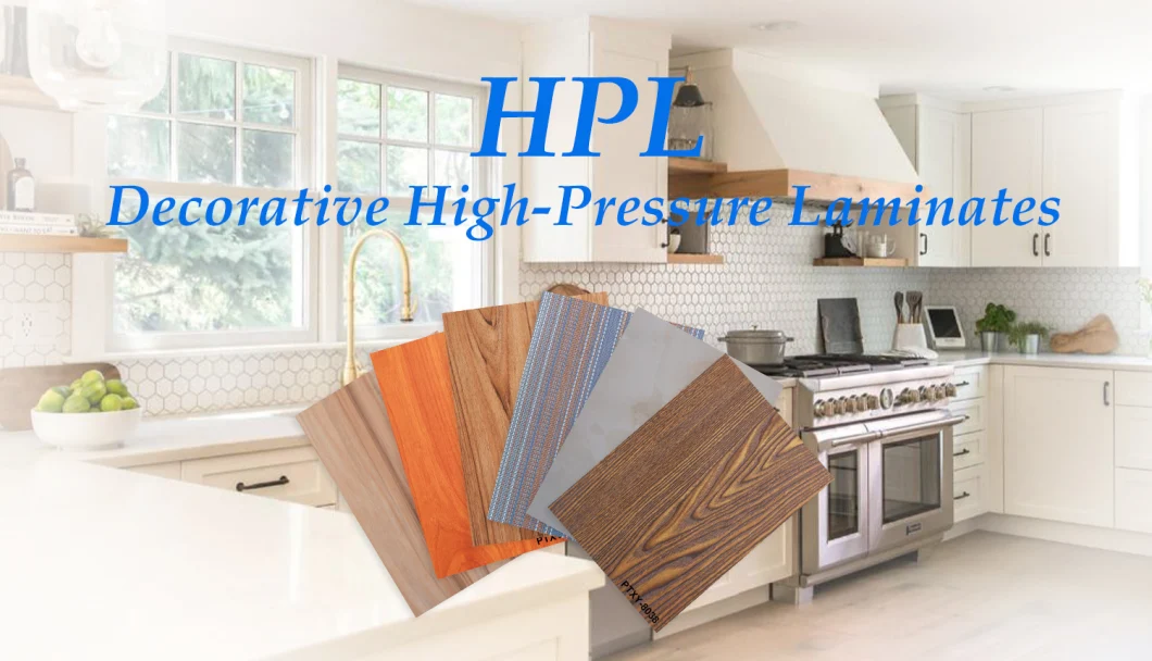 Fire-Proof Grade Furniture Used HPL Fancy Plywood for Building Material with CE Certificate
