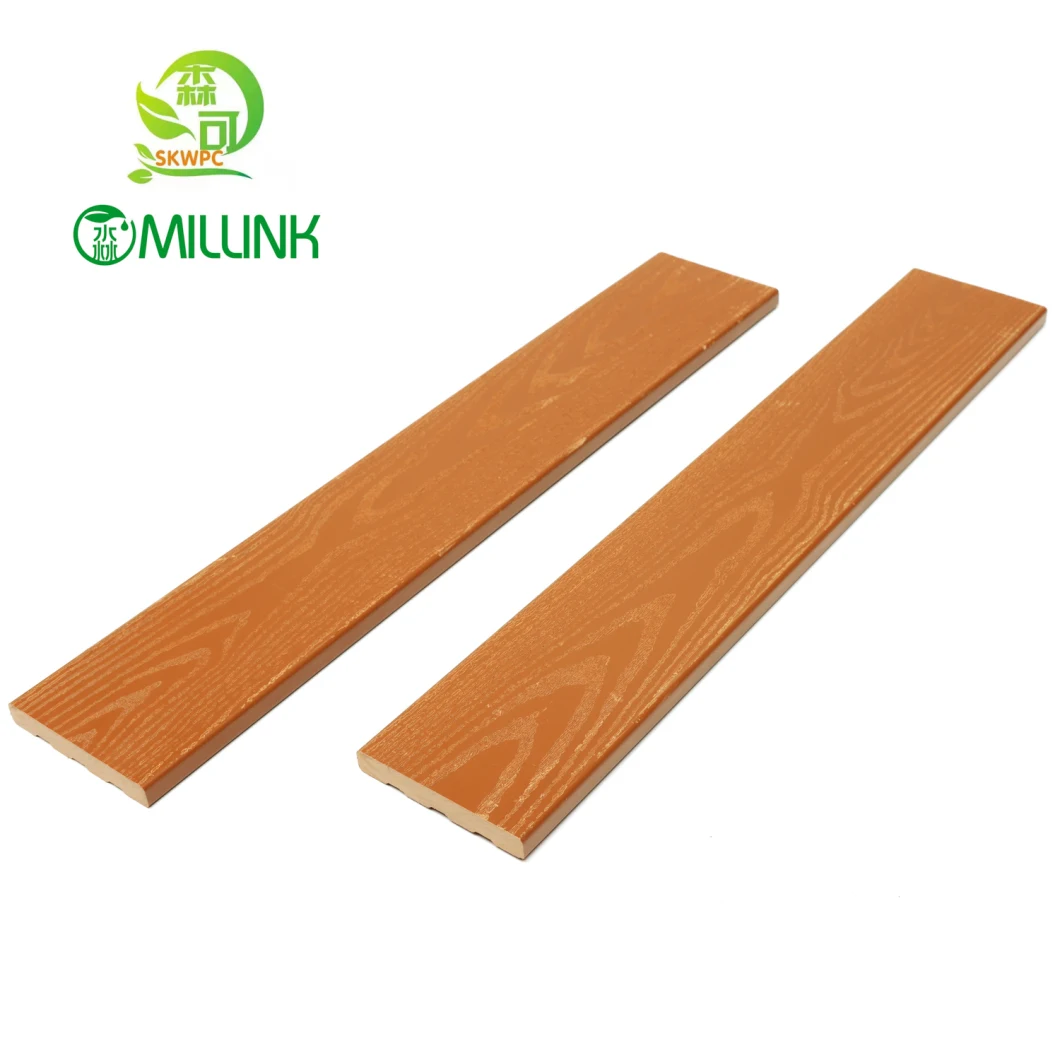 WPC Wood Plastic Edge Banding Plate Edge Cover Board Outdoor Indoor for Garden and Swimming Pool