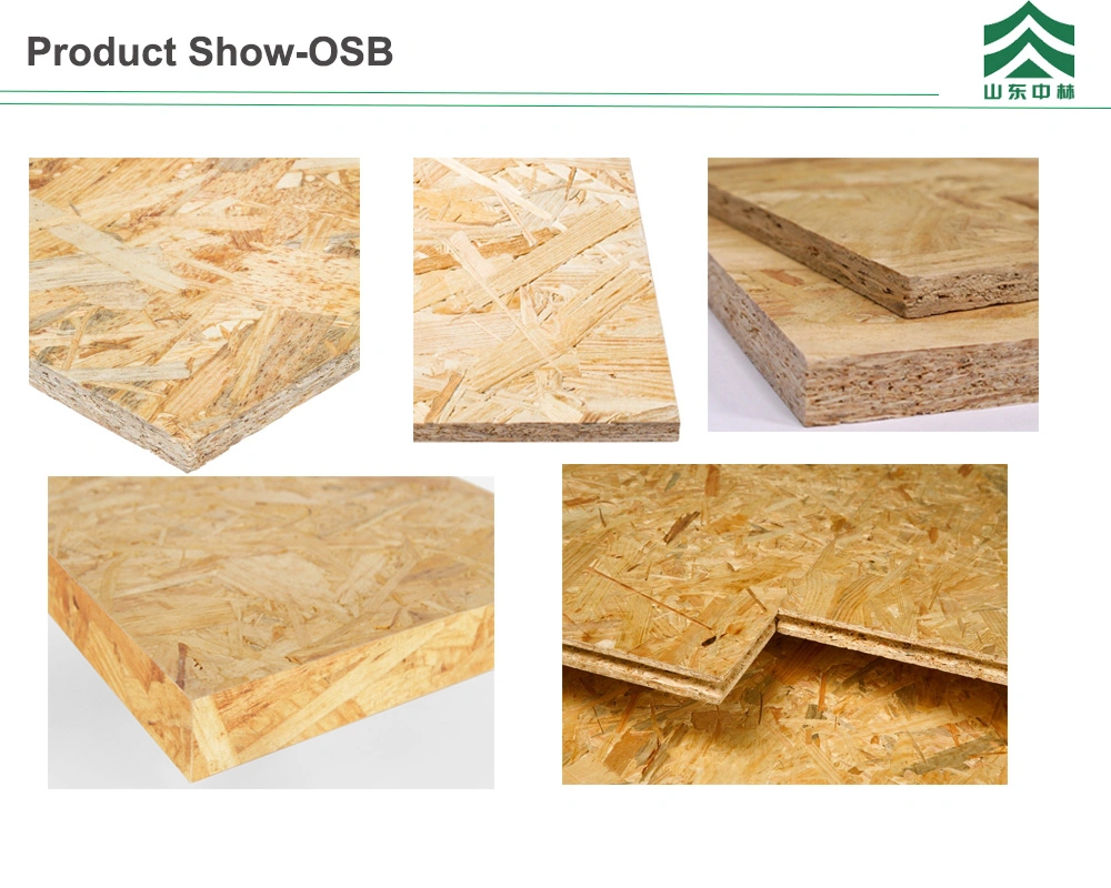 9mm 18mm Construction Decoration Furniture Particle House Melamine Faced Laminated Wood Packing Sandwich Waterproof OSB 2/3/4 Chipboard Board