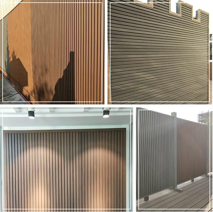 Factory Price Outdoor Co-Extrusion Panel Wall Waterproof Wall Cladding Wood Plastic Composite 3D Wood Wall Panels WPC