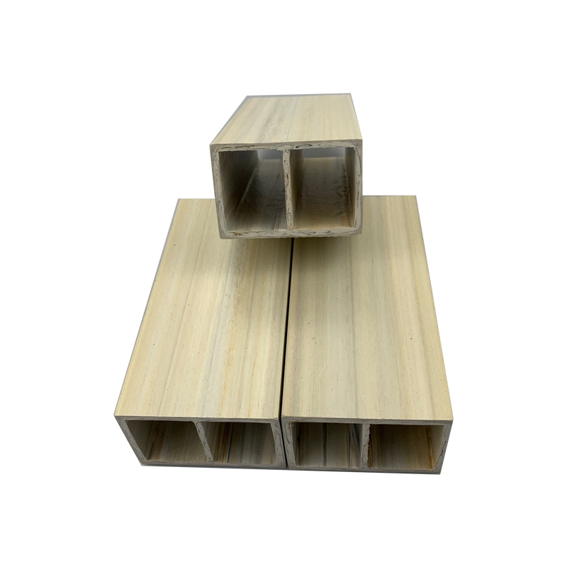 Hot Selling Engineered WPC Hollow Wood Timber Tube/Rot-Resistant Timber Tube/Restaurant WPC Timber Tubes