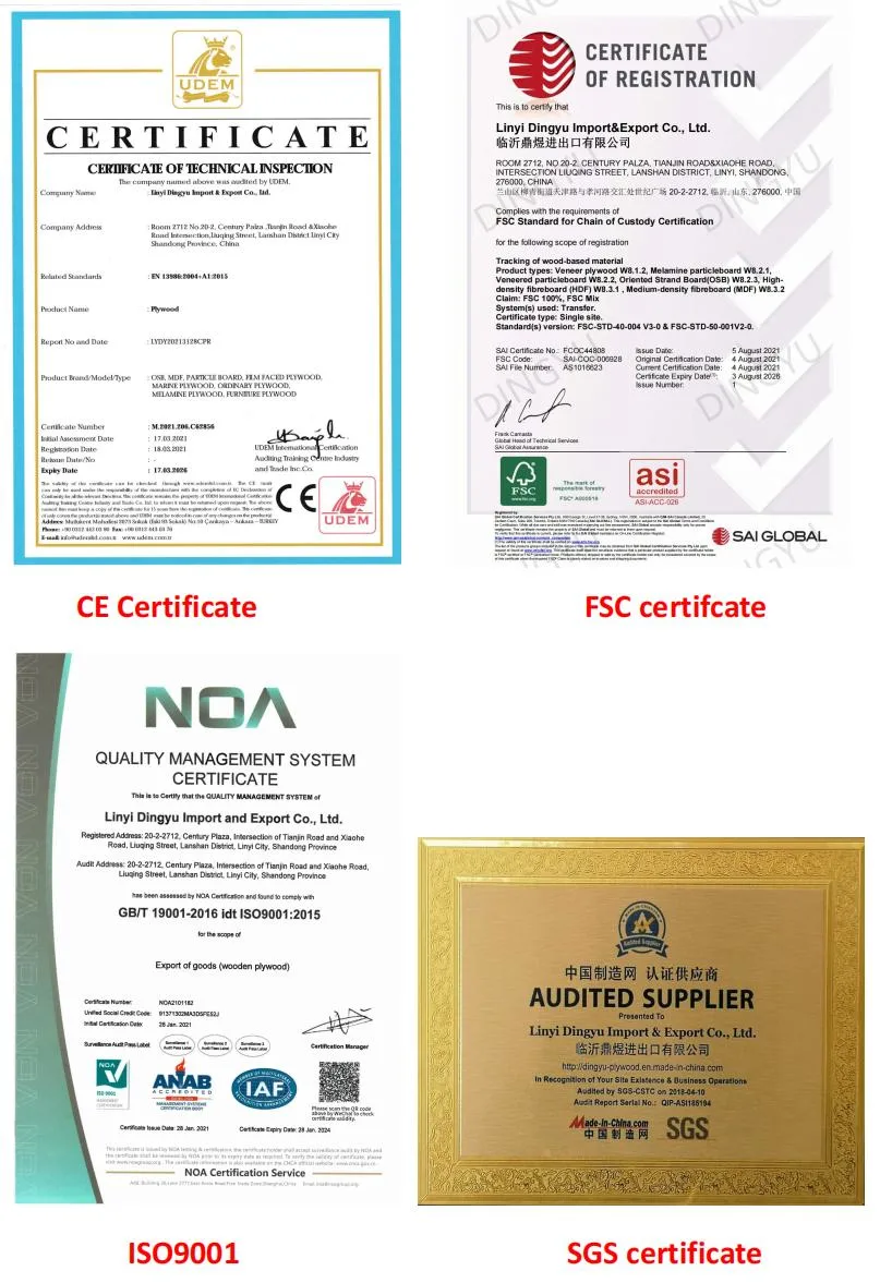 Cheap Commercial Plywood / Okoume Plywood with EPA Certificate / Carb Garde Plywood
