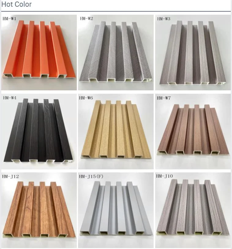 Factory Cheap Price Eco-Friendly Waterproof WPC Fluted Wall Panel