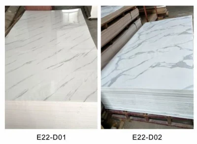 1.22X2.44 Meter UV Marble Sheet Interiors UV Wall Panel in Stock