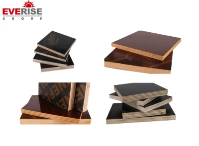Wholesale WBP Glue 18mm 25mm 4X8 Plywood for Sale Phenolic Board/Shuttering/Waterproof/Black Film Faced/Marine Plywood for Building Material/Construction