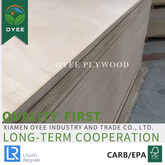 High-Quality 18mm Birch Plywood Sheet 4X8 Okoume Faced Commercial for Furniture