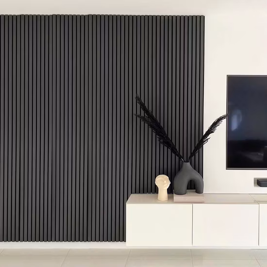 Hot Sale China Factory Wholesale Price Interior Decorative WPC Slat Wall Paneling Fluted Wall Cladding Integrated PVC Wooden Louver 3D Ceiling Wall Panel
