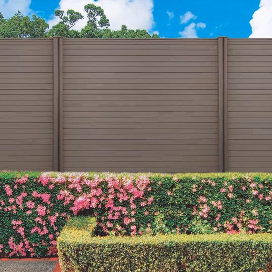 Waterproof Outdoor Private Easy Installation Composite Plastic Wood WPC Fence